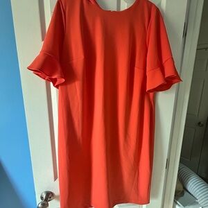 Calvin Klein Bold Orange Dress